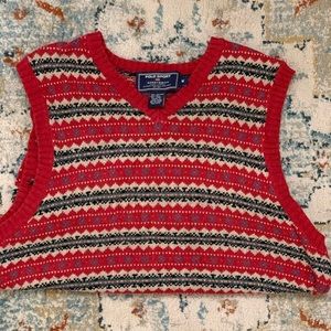 Vintage polo sport sweater vest